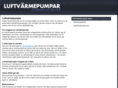 luftvarmepumpar.biz