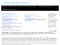 averageageofmarriage.com