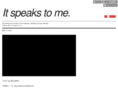 itspeakstome.com