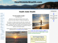 healthaddswealth.com