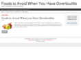 foodstoavoidwhenyouhavediverticulitis.com