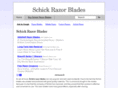 schickrazorblades.com