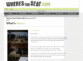 wherestheseat.com