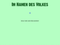 imnamendesvolkes.info