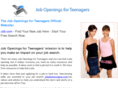 jobopeningsforteenagers.org