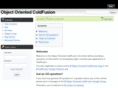 objectorientedcoldfusion.org