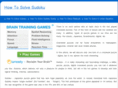 howtosolvesudoku.com