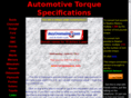 torquespecs.com