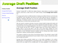 averagedraftposition.com
