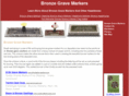 bronzegravemarkers.org