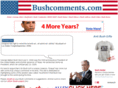 bushcomments.com