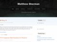 mattjsherman.com