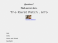 thekaratpatch.info