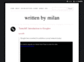 writtenbymilan.com