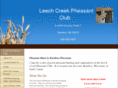 leechcreekpheasantclub.com