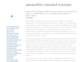 automobile-extended-warranty.net
