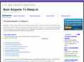 bestairportstosleepin.com