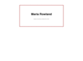 mariarowland.com