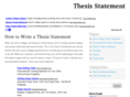 thesisstatement.org