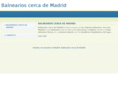 balnearioscercademadrid.com