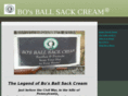 bosballsackcream.com