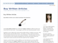 buywrittenarticles.com