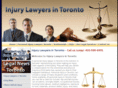 injurylawyersintoronto.ca