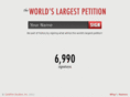 worldslargestpetition.com