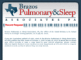 brazospulmonaryandsleep.com