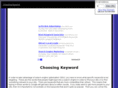 choosingkeyword.com