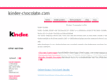 kinder-chocolate.com
