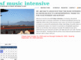 sfmusicintensive.com