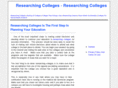 researchingcolleges.info