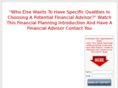 choosingafinancialplanner.com