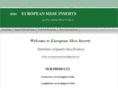 europeanshoeinserts.com