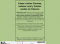 casascaceresrural.com