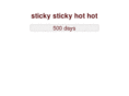 stickystickyhothot.com