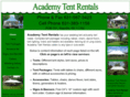 academytentrentals.com