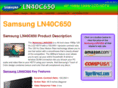 samsung-ln40c650.com