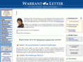 warrant-letter.com