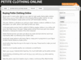 petiteclothingonline.net