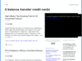 0-balancetransfercreditcards.org