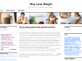wayloseweight.net