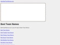 bestteamnames.com