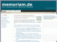 memoriam.de