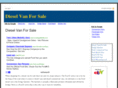 dieselvanforsale.com