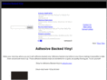 adhesivebackedvinyl.com