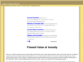 presentvalueofannuity.com