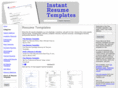 instantresumetemplates.com