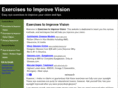 exercisestoimprovevision.org
